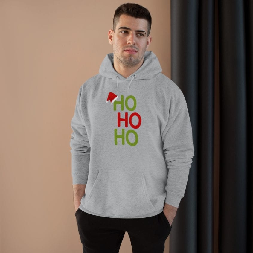 Ho Ho Ho Pullover Hoodie Sweatshirt Kustom Goods